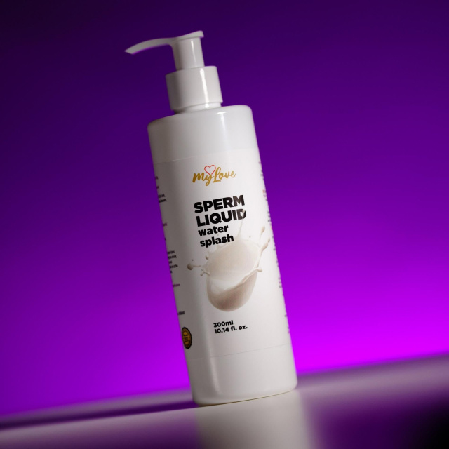 MyLove Sperm Liquid Water Splash - Lubrykant na bazie wody, 300 ml