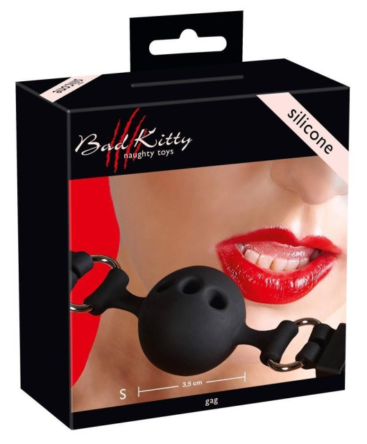 Кляп Bad Kitty Naughty Toys (чорний)