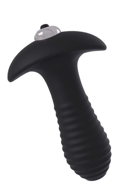 Dream Toys Spiral Plug - Korek analny z wibracjami, Czarny, 9 cm