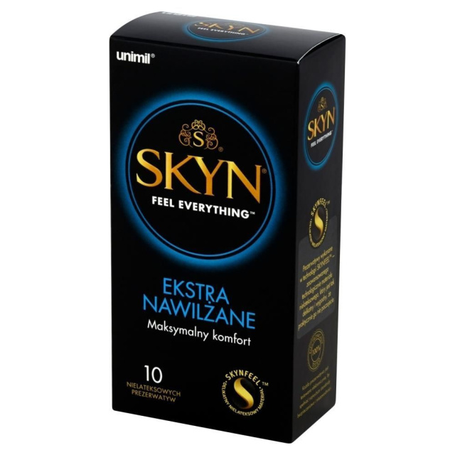 Презервативи Unimil Skyn Ekstra Nawilżane безлатексні, 10 szt