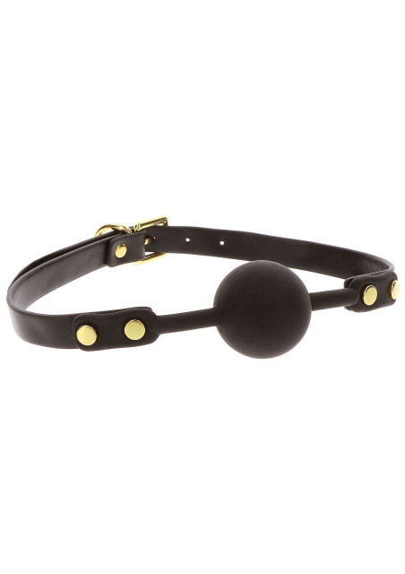 Taboom Vogue Ball Gag - Knebel z kulką, Czarny, 66 cm
