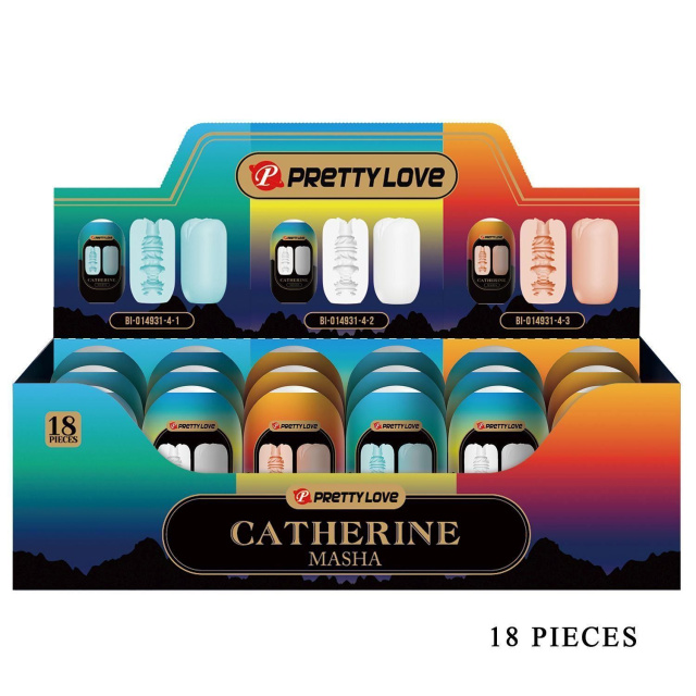 Набор мастурбаторов Pretty Love Catherine Masha, 18 шт (мульти)