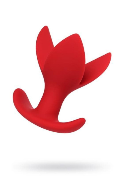 Korek analny ToDo Expander Plug Flower, 9 cm (czerwony)