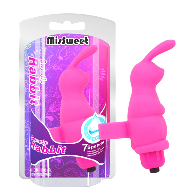 Wibrator MisSweet Sweetie Rabbit, 10 cm (różowy)