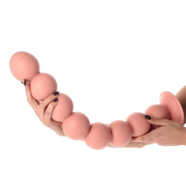 Toyz4lovers Trolltunga - Korek analny do fistingu, W kolorze cielistym, 58 cm