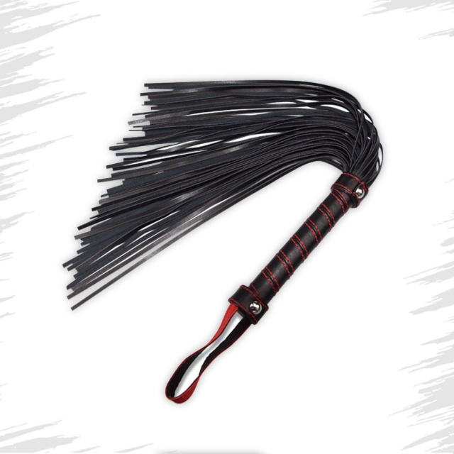 Lovetoy Beginners Flogger - Pejcz, Czarny, 45.7 cm