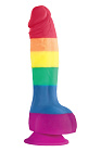 Фаллоимитатор Colours Pride Edition 6 Inch, 21 см (радужный)
