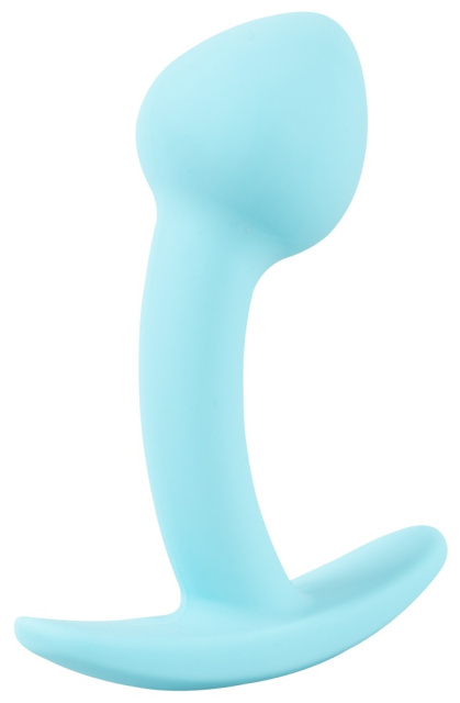 Cuties Mini Butt Plug - Korek analny, Niebieski, 7, 1 cm