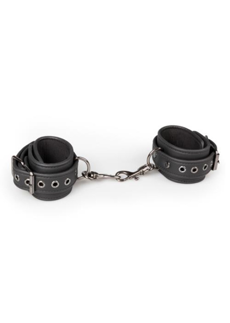 Easytoys Fetish ankle cuffs - Kajdanki na kostkę, Czarny