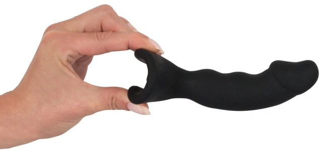 Black Velvets Rechargeable Plus - Korek analny, Czarny, 14 cm