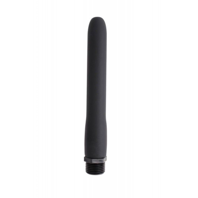 Силіконовий наконечник для анального душу Black Mont 5.9 Bum Douche Buddy, 15 см (чорний)