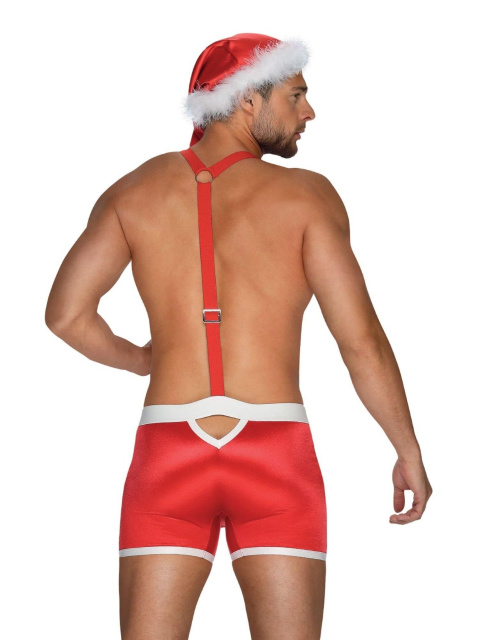 Kostium Santa Obsessive Mr Claus Set, 2XL/3XL (czerwony)