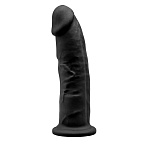 Silexd Premium Silicone Dildo Model 2 Size 9 - Dildo, Czarny, 25 cm