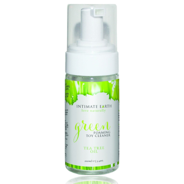 Intimate Earth Green Foaming Toy Cleaner - Środek czyszczący do zabawek, 100 ml