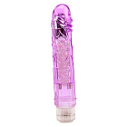 Вибратор Crystal Jelly Glitters Boy, 23.6 см (фиолетовый)