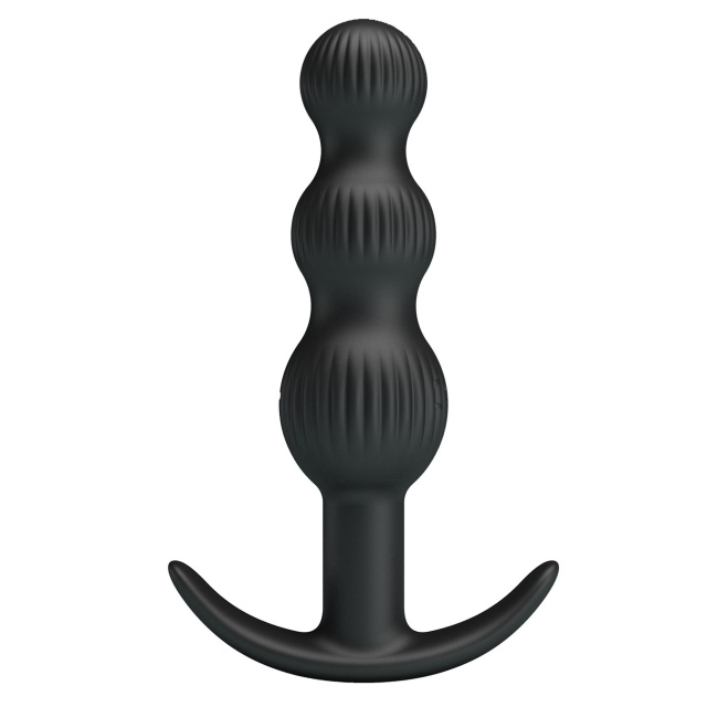 Pretty Love Sidney - Korek analny, Czarny, 10.9 cm