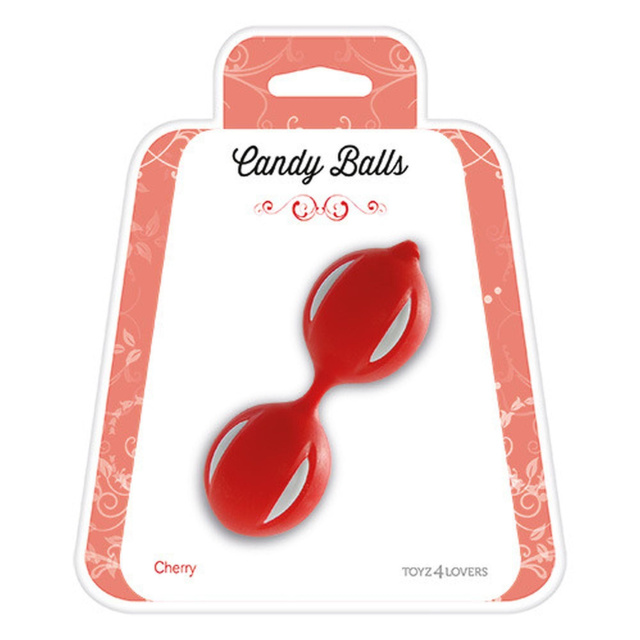 Candy Balls Toyz4lovers Candy Balls - Kulki gejszy, Czerwony, 10 cm