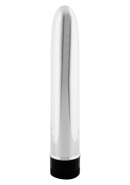 Wibrator Seven Creations Total, 13 cm (srebro)