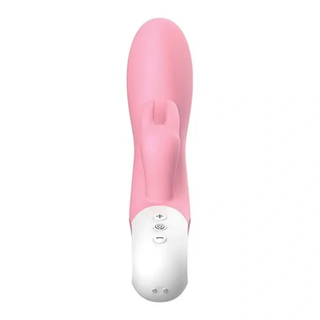 Вибратор-кролик Liebe Pleasure Toys Mighty Rechargeable Rabbit, 21.5 см (светло-розовый)