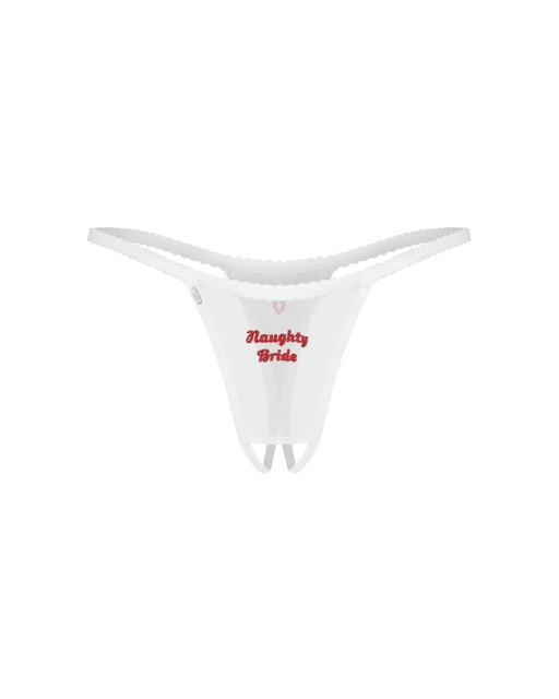 Obsessive Weddya Bride otwarte - Stringi, L/XL