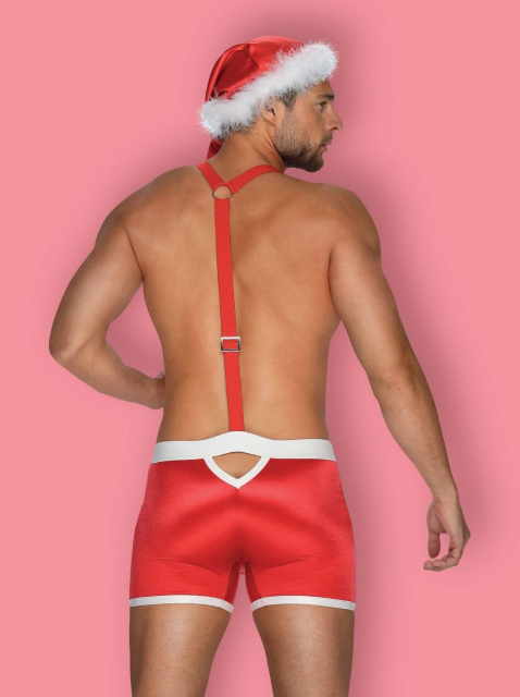 Kostium Santa Obsessive Mr Claus Set, 2XL/3XL (czerwony)