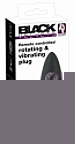 Анальна пробка Black Velvets Rotating & Vibrating Plug, 14 см (чорний)