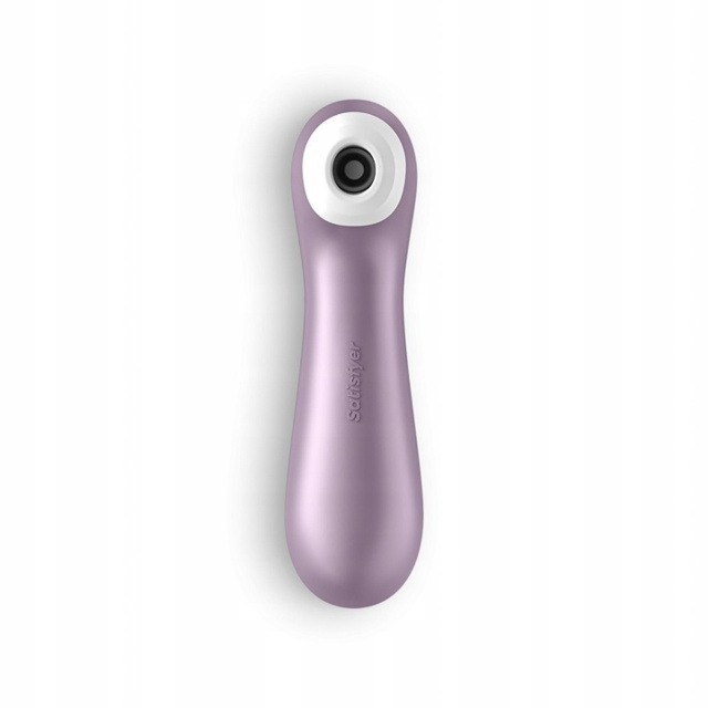 Satisfyer Pro 2+ - Bezdotykowy stymulator łechtaczki z wibracjami, Fioletowy, 16 cm