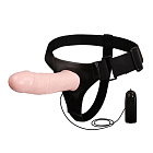 Фаллопротез с вибрацией LyBaile Men's Pants Replacement, 17 см (телесный)