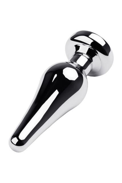 Metalowy korek analny Toyfa Metal, 10,8 cm (biały)