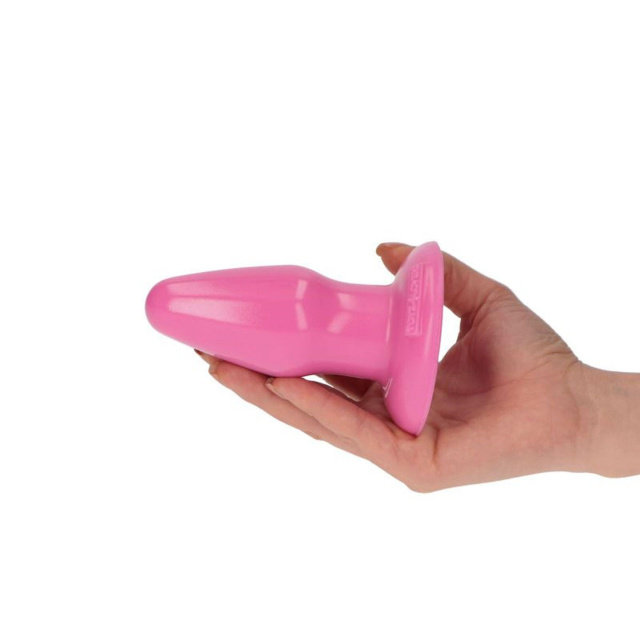 Toyz4lovers Milo - Korek analny, Różowy, 9.5 cm