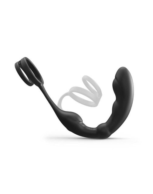 Ерекційне кільце зі стимулятором простати Dorcel P- Ring, 18 см (чорний)