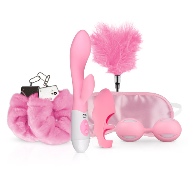 LoveBoxxx I Love Pink Gift Set - Zestaw zabawek erotycznych, Różowy