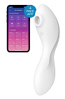 Вакуумный стимулятор клитора с вибрацией Satisfyer Curvy Trinity 5+ (белый)