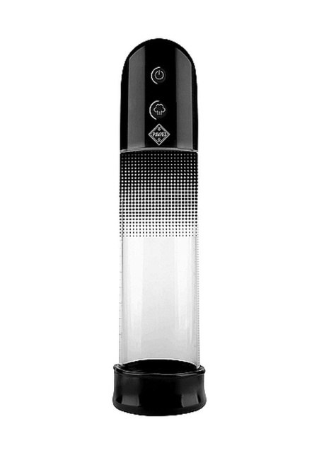 Shots Pumped Luv - Automatyczna pompka do penisa, Przezroczysty, 20 cm