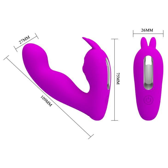 Вибратор Pretty Love Josephine G-spot, 10.9 см (фиолетовый)