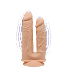 Вібратор Silexd Premium Silicone Dildo Model 1 Size 8«-7", 19.5 см (тілесний)