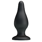 Анальна пробка Pretty Love Sturdy Silicone Anal Plug 15,4 см (чорний)