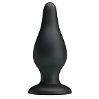 Анальна пробка Pretty Love Sturdy Silicone Anal Plug 15,4 см (чорний)