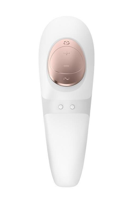 Вібратор з вакуумною стимуляцією для пар Satisfyer Pro 4 Couples, 12,3 см (білий)