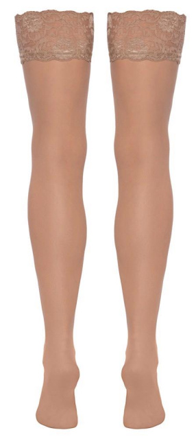 Панчохи Cottelli Legwear Anclipsen, XL (бежевий)