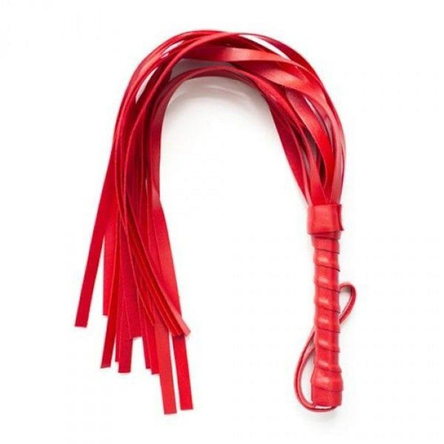 Флогер Toyz4lovers Frusta a frange Squash Whip, 45 см (красный)