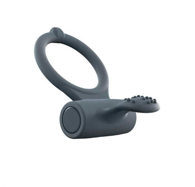 Ерекційне кільце Dorcel Power Clit Plus, 7 см (чорний)