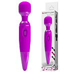 Pretty Love Power Wand - Klasyczny wibrator, Fioletowy, 25 cm