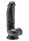 Реалистичный фаллоимитатор Get Real ToyJoy, 17 см (черный)