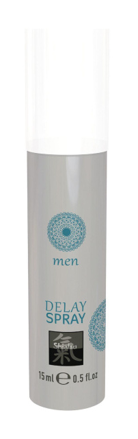 Hot Shiatsu Delay Spray Men - Żel przedłużający, Bezzapachowy, 15 ml