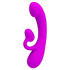 Wibrator królik Pretty Love Full Cover Silicone Sincere, 17 cm (fioletowy)