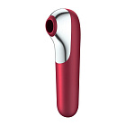 Вакуумний стимулятор клітора з вібрацією Satisfyer Dual Love (червоний)