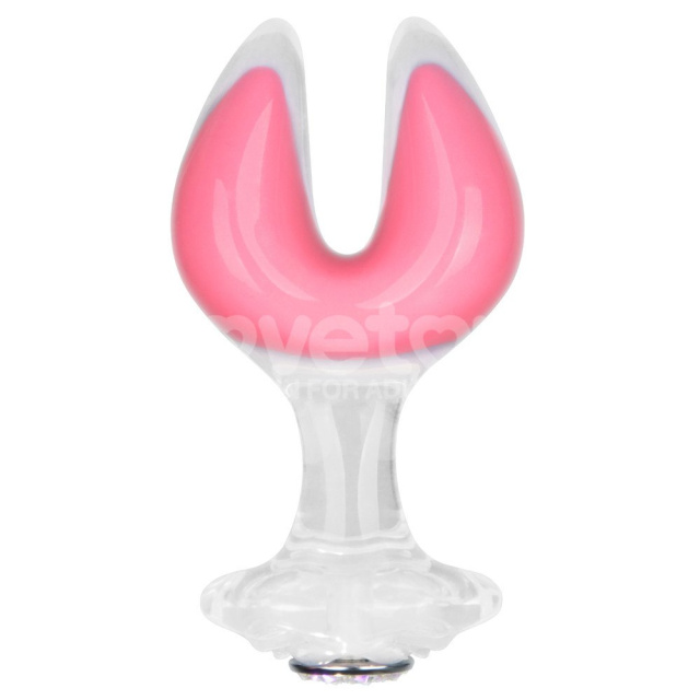 Lovetoy Gemoria Moonlight Glow - Korek analny, Różowy, 11.2 cm