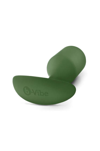 B-Vibe Snug Plug 4 - Korek analny, Zielony, 14 cm