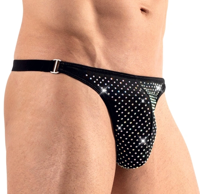 Чоловічі стрінги Svenjoyment Underwear Men's String, S (чорний)